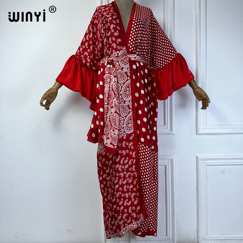 WINYI Summer Kimono Party Dres - огляд і ціна Cover Up Kaftan