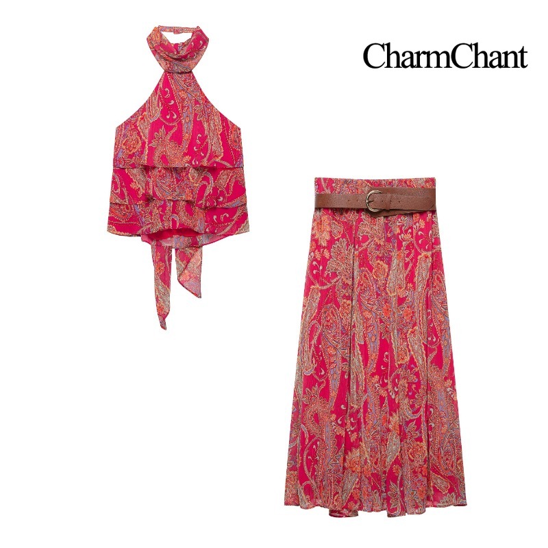 CHARMCHANT Women's Paisley Pri - огляд і ціна Romper Floral Print