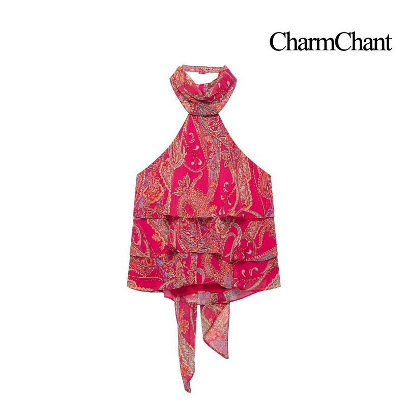 CHARMCHANT Women's Paisley Pri - огляд і ціна Romper Floral Print