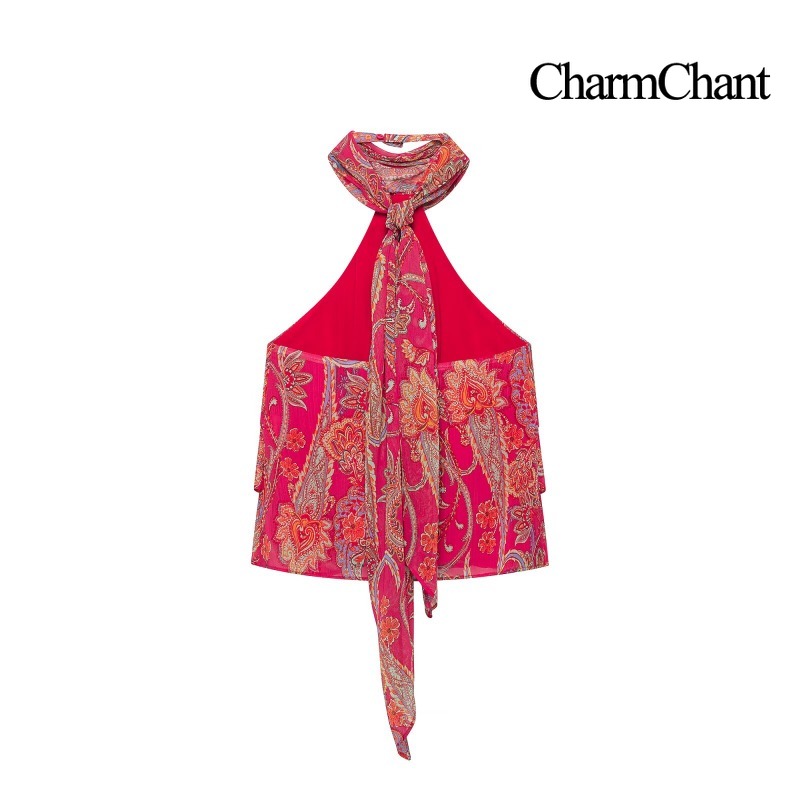 CHARMCHANT Women's Paisley Pri - огляд і ціна Romper Floral Print