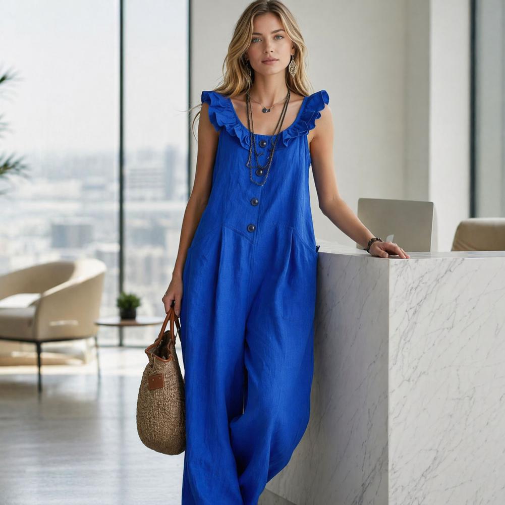 Relaxed Fit Romper Women Women - огляд і ціна Jumpsuit Linen Relaxed