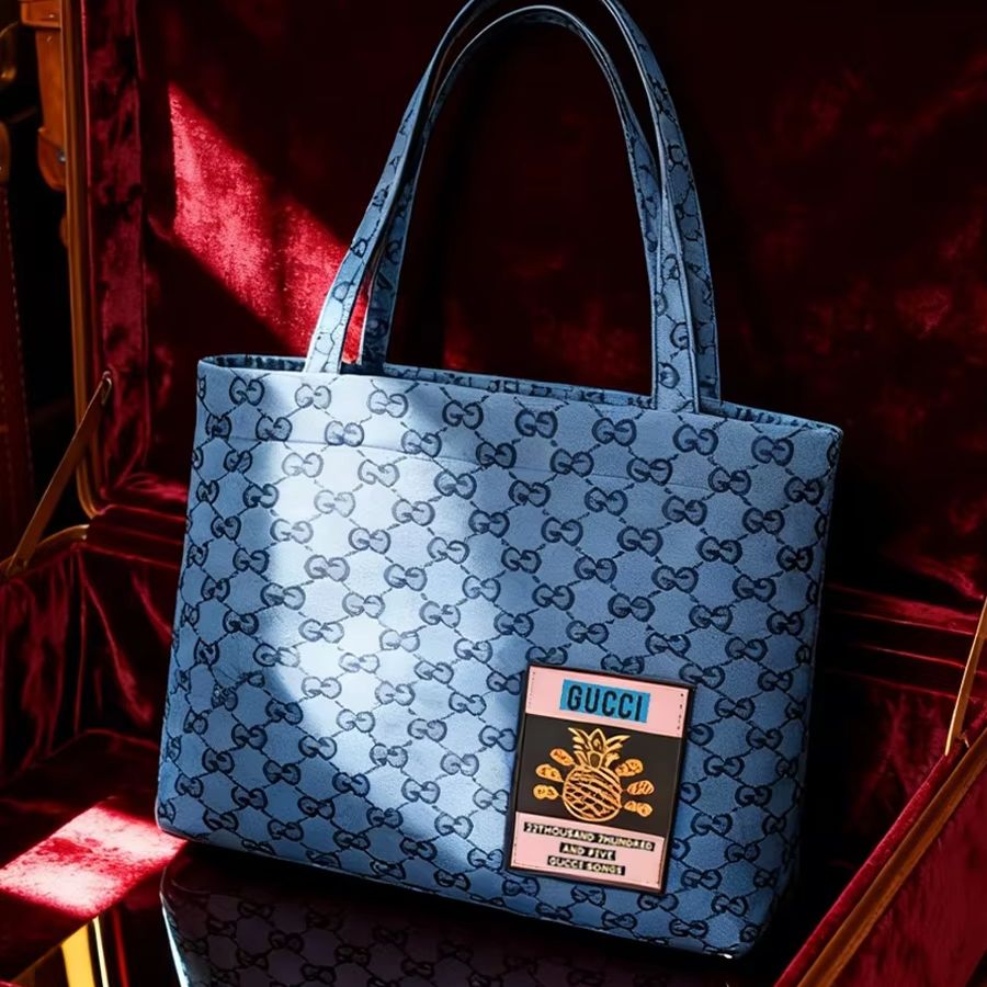 GUCCI bag Womens Canvas Tote B - огляд і ціна Tote Bag Beach