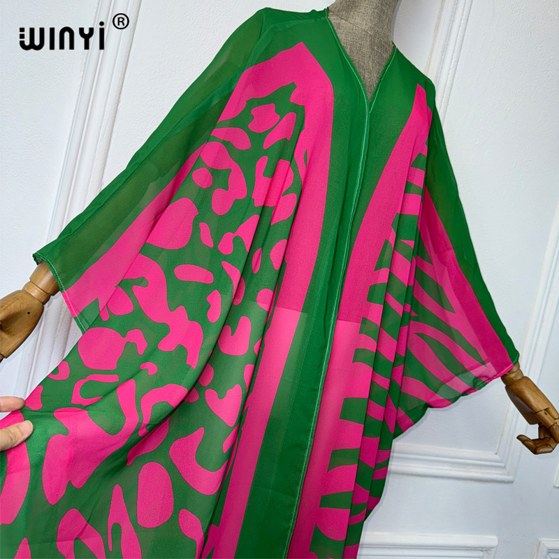 WINYI Africa Bohemia Print Kim - огляд і ціна Cover Up Kaftan