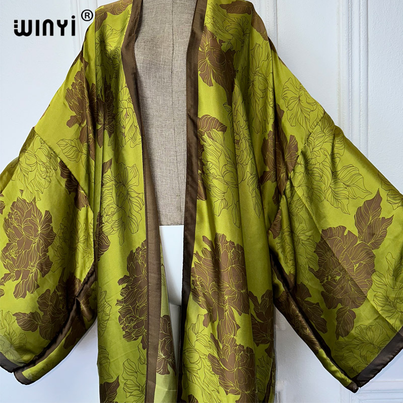 WINYI Africa boho print Kimono - огляд і ціна Cover Up Kaftan
