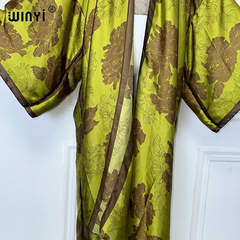 WINYI Africa boho print Kimono - огляд і ціна Cover Up Kaftan