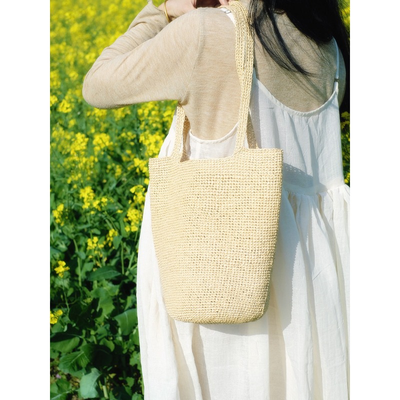 330g Raffia Yarn for Hand Knit - огляд і ціна Crochet Bag Raffia